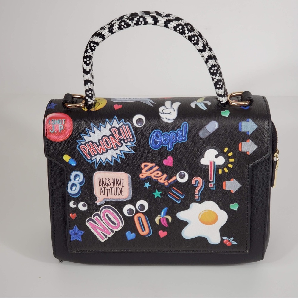 EricDress Graffiti Print Handbag Bags Attitude